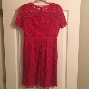 Elle Dresses - Elle: Red Lace Dress Elle Dresses - Elle: Red Lace Dress